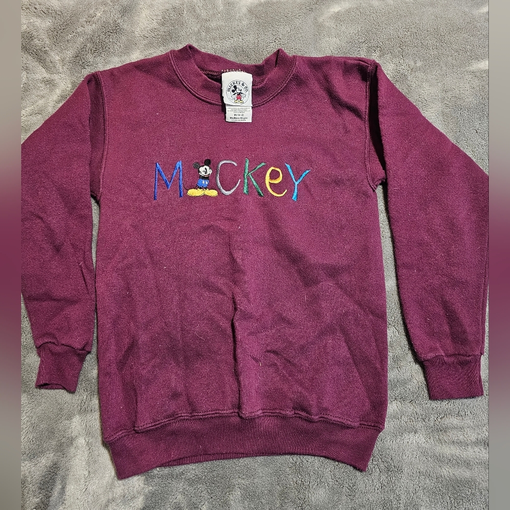 Mickey Mouse Kids Sweatshirt - Maroon
